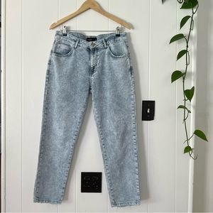 Vitaly Design Light Wash Cropped Tapered Premium Denim Size 32